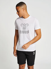 Marškinėliai vyrams Hummel Hmllcons Graphic, balti kaina ir informacija | Vyriški marškinėliai | pigu.lt