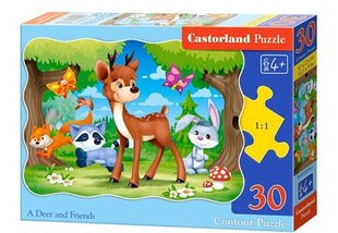 Dėlionė Castorland Elniukas ir jo draugai, 30 d. kaina ir informacija | Dėlionės (puzzle) | pigu.lt