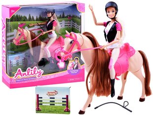 Lėlė su žirgu Anlily Žokėja kaina ir informacija | Žaislai mergaitėms | pigu.lt