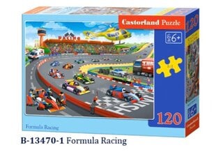 Dėlionė Castorland Formulės lenktynės, 120 d. kaina ir informacija | Dėlionės (puzzle) | pigu.lt