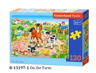 Dėlionė Castroland Dienos ūkyje, 120 d. kaina ir informacija | Dėlionės (puzzle) | pigu.lt