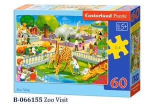 Dėlionė Castorland Diena Zoo sode, 60 d. kaina ir informacija | Dėlionės (puzzle) | pigu.lt