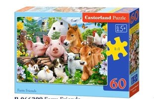 Dėlionė Castorland Ūkio gyventojai, 60 d. kaina ir informacija | Dėlionės (puzzle) | pigu.lt