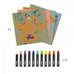 Spalvinimo su kreidelėmis rinkinys Djeco Balerina, 12 spalv. kaina ir informacija | Piešimo, tapybos, lipdymo reikmenys | pigu.lt