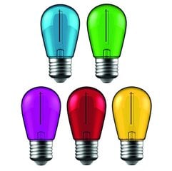 Avide LED lemputės girliandai 1W E27 Decor Filament, 5 vnt.t. kaina ir informacija | Elektros lemputės | pigu.lt