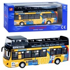 Žaislinis autobusas Die-Cast, geltonas kaina ir informacija | Žaislai berniukams | pigu.lt