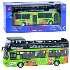 Žaislinis autobusas Die-Cast, žalias цена и информация | Игрушки для мальчиков | pigu.lt