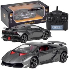 Nuotoliniu būdu valdomas RC automobilis Lamborghini, juodas kaina ir informacija | Žaislai berniukams | pigu.lt