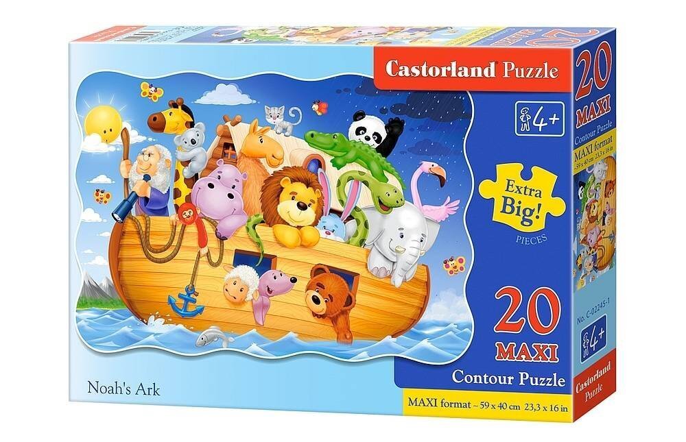 Dėlionė Castroland Gyvūnų laivas, 20 d. kaina ir informacija | Dėlionės (puzzle) | pigu.lt