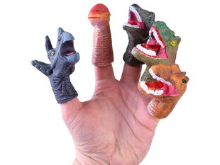 Pirštų lėlės - dinozaurai цена и информация | Игрушки для девочек | pigu.lt