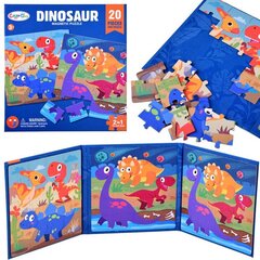 Magnetinė dėlionė Joko Dinozaurai, 2x20 d. kaina ir informacija | Dėlionės (puzzle) | pigu.lt