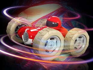 Nuotoliniu būdu valdomas akrobatinis automobilis, raudonas kaina ir informacija | Žaislai berniukams | pigu.lt