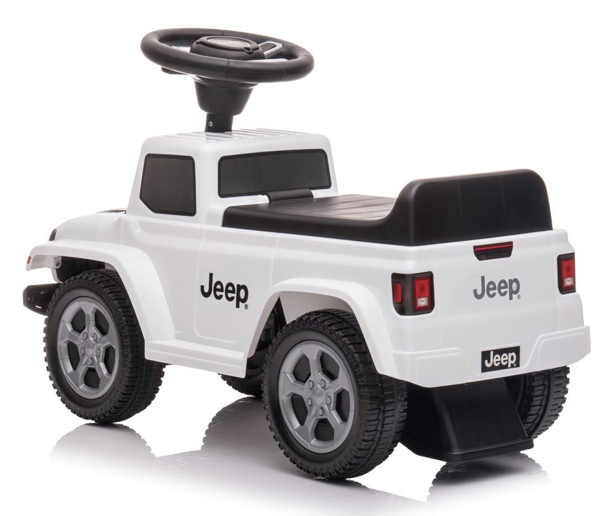 Paspiriamas automobilis Sunbaby Jeep, baltas kaina ir informacija | Žaislai kūdikiams | pigu.lt