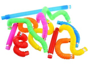 Edukacinis žaislas LED šviečiantys vamzdeliai Pop Tubes цена и информация | Развивающие игрушки | pigu.lt
