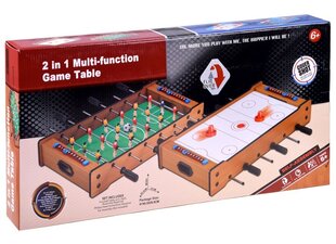 Stalo žaidimų rinkinys 2in1 Stalo futbolas ir Air Hockey kaina ir informacija | Stalo žaidimai, galvosūkiai | pigu.lt