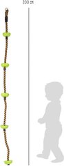 Lipimo virvė su mediniais laipteliais, 200 cm kaina ir informacija | Lauko žaidimai | pigu.lt