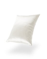 Mulberry šilko pagalvės užvalkalas su užtrauktuku 50x70cm, baltas kaina ir informacija | Dekoratyvinės pagalvėlės ir užvalkalai | pigu.lt