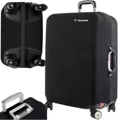 Чехол на чемодан L23, черный цена и информация | Чемоданы, дорожные сумки  | pigu.lt