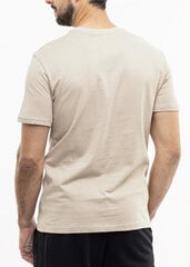 Marškinėliai vyrams 4F M1154 4FWSS24TTSHM1154 83, smėlio spalvos цена и информация | Мужские футболки | pigu.lt