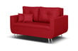 Sofa-lova Red, raudona kaina ir informacija | Sofos | pigu.lt