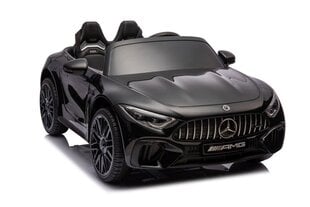 Dvivietis vaikiškas elektromobilis Rollzone Mercedes-Benz SL63, juodas kaina ir informacija | Elektromobiliai vaikams | pigu.lt