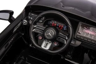 Электромобиль для детей Mercedes-Benz SL63 с музыкальным модулем, черный цена и информация | Электромобили для детей | pigu.lt