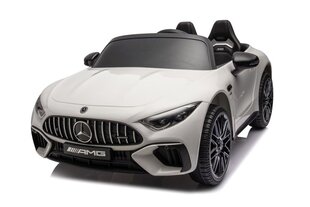 Dvivietis vaikiškas elektromobilis Rollzone Mercedes-Benz SL63, baltas kaina ir informacija | Elektromobiliai vaikams | pigu.lt