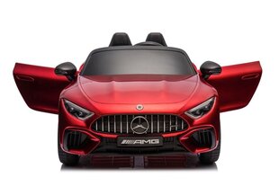 Электромобиль для детей Mercedes-Benz SL63 с музыкальным модулем, красный цена и информация | Электромобили для детей | pigu.lt