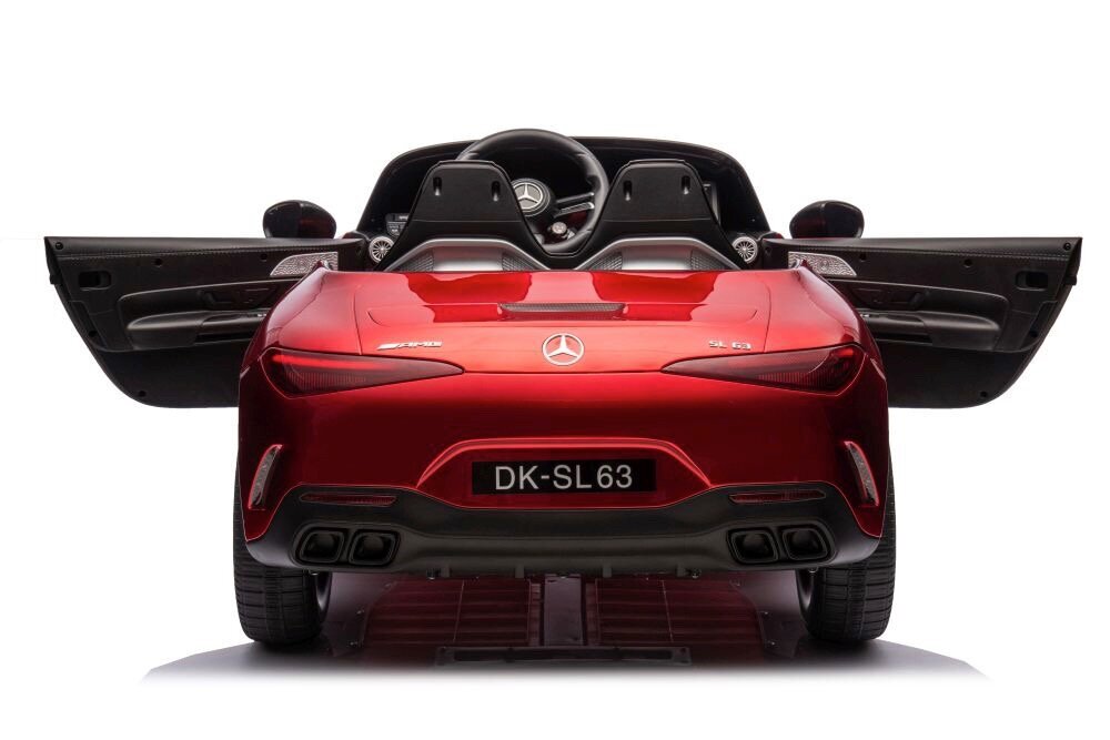 Dvivietis vaikiškas elektromobilis Rollzone Mercedes-Benz SL63, raudonas kaina ir informacija | Elektromobiliai vaikams | pigu.lt