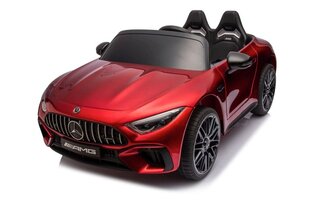 Электромобиль для детей Mercedes-Benz SL63 с музыкальным модулем, красный цена и информация | Электромобили для детей | pigu.lt