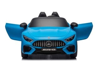 Электромобиль для детей Mercedes-Benz SL63 с музыкальным модулем, синий цена и информация | Электромобили для детей | pigu.lt