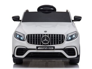 Vienvietis vaikiškas elektromobilis Mercedes GLC63 S, baltas kaina ir informacija | Elektromobiliai vaikams | pigu.lt