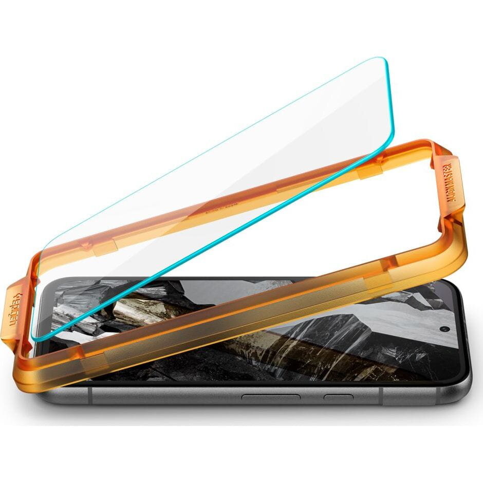 Stiklas Spigen Glas.tR AM 2 pakuotės Google Pixel 8a kaina ir informacija | Apsauginės plėvelės telefonams | pigu.lt