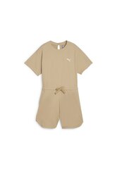 Puma Vientisas Sportinis Kostiumėlis Moterims Her Short Jumpsuit Cream 677891 83 677891 83/XS kaina ir informacija | Džemperiai vyrams | pigu.lt