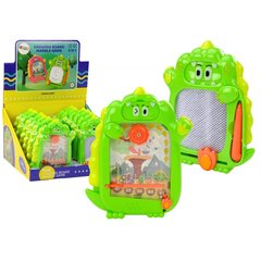 Žaidimas piešimo lenta 2in1 Lean Toy Green Dinosaur цена и информация | Игрушки для мальчиков | pigu.lt