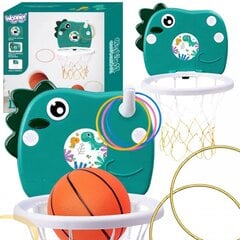 Аркадный баскетбольный игровой набор 2 в 1, динозавр, Woopie цена и информация | Игры на открытом воздухе | pigu.lt
