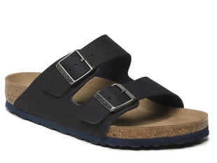 Arizona syn regular birkenstock 1023116 moterims tamsiai melyna women's navy 1023116 цена и информация | Мужские шлепанцы, босоножки | pigu.lt