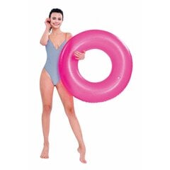 Pripučiamas plaukimo ratas Sun Club, 90 cm, rožinis kaina ir informacija | Pripučiamos ir paplūdimio prekės | pigu.lt