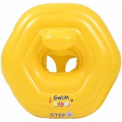 Pripučiamas plaukimo ratas Sun Club, 73x70 cm, geltonas kaina ir informacija | Pripučiamos ir paplūdimio prekės | pigu.lt