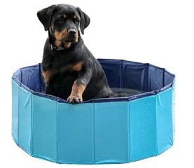 Baseinas šunims Petitto, 120x30 cm, mėlynas kaina ir informacija | Priežiūros priemonės gyvūnams | pigu.lt