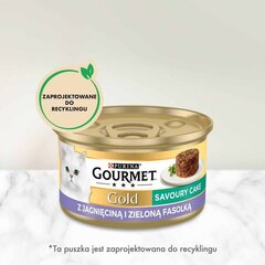 Purina Gourmet Gold su ėriena ir šparaginėmis pupelėmis, 12x85 g kaina ir informacija | Konservai katėms | pigu.lt