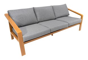 Aliuminio sodo baldai Dvi sofos + fotelis + stalas kaina ir informacija | Lauko baldų komplektai | pigu.lt