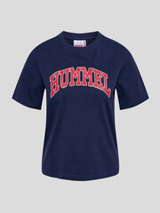 Marškinėliai moterims Hummel Hmlic Gill Loose, mėlyni kaina ir informacija | Marškinėliai moterims | pigu.lt