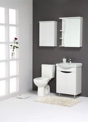 Подвесной шкафчик для ванной Rasa RV55M, белый цена и информация | Шкафчики для ванной | pigu.lt