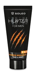 Su bronzantais Soleo Hunter 150 ml kaina ir informacija | Soliariumo kremai | pigu.lt