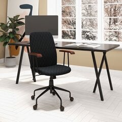 Biuro kėdė Costway, juoda kaina ir informacija | Biuro kėdės | pigu.lt
