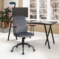 Офисный стул Costway,серый цена и информация | Офисные кресла | pigu.lt