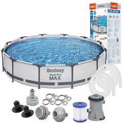 Каркасный бассейн Bestway max 366x76 цена и информация | Бассейны | pigu.lt