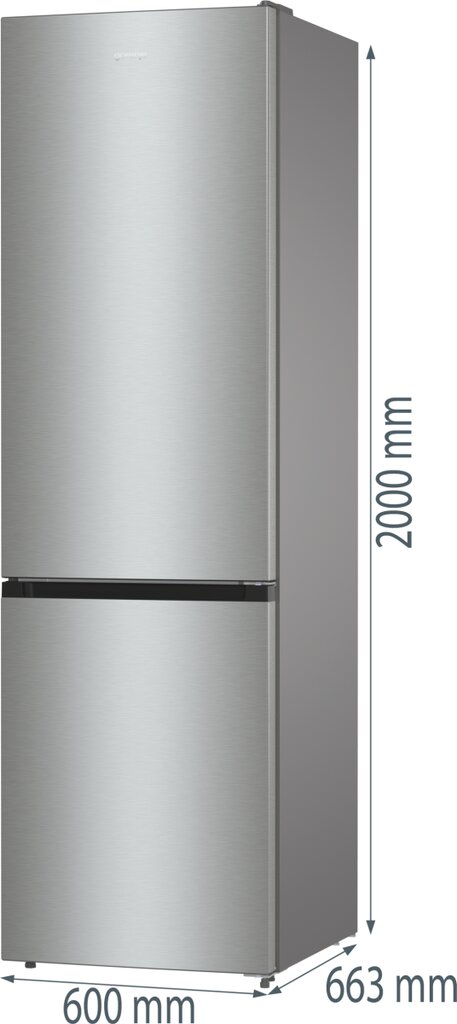 Gorenje NRC62CSXL 4 цена и информация | Šaldytuvai | pigu.lt