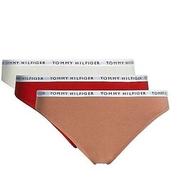 Трусы TOMMY HILFIGER 3 Pack Thong (Ext Sizes) UW0UW048940R3 цена и информация | Стринги | pigu.lt